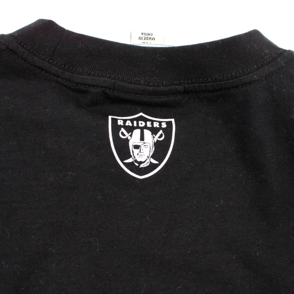 Women’s NFL Raiders Crop Top – Black – Size XS - Picture 4 of 4